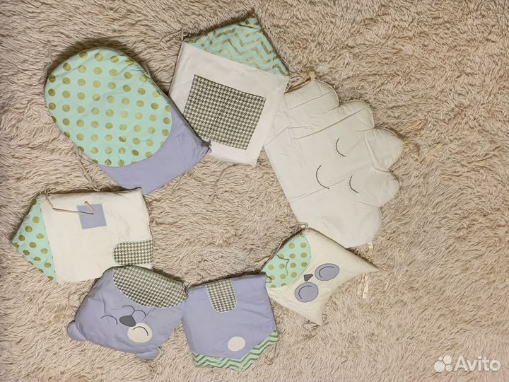 Бортики в кроватку