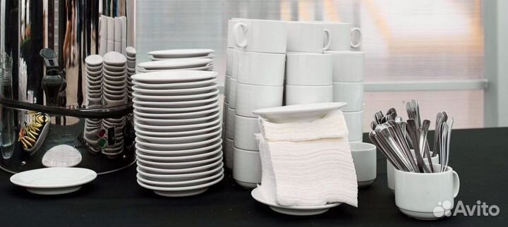 Аренда посуды, скатертей, графинов