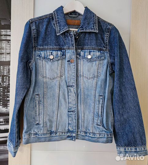 Джинсовая куртка с ASOS в стиле колорблок, S