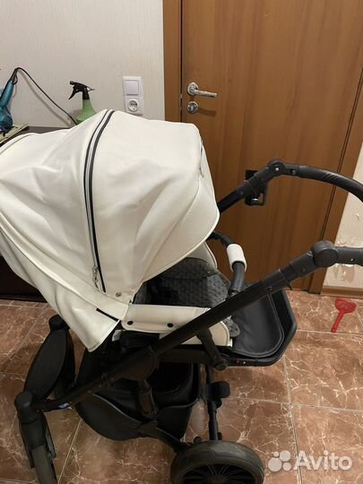 Коляска 2 в 1 эко кожа Delorean smart