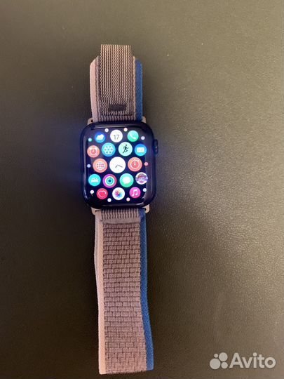 Часы apple watch 7 45 mm starlight