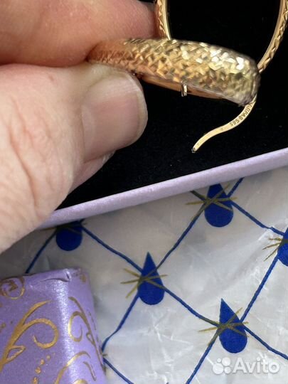 Золотые серьги