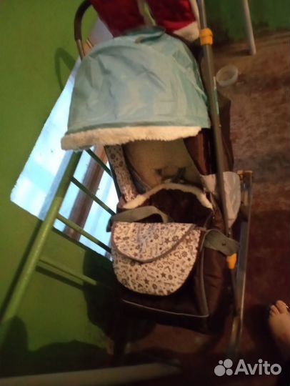 Детские санки коляска бу