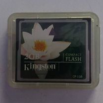 Карта памят�и compact flash Kingston 2gb