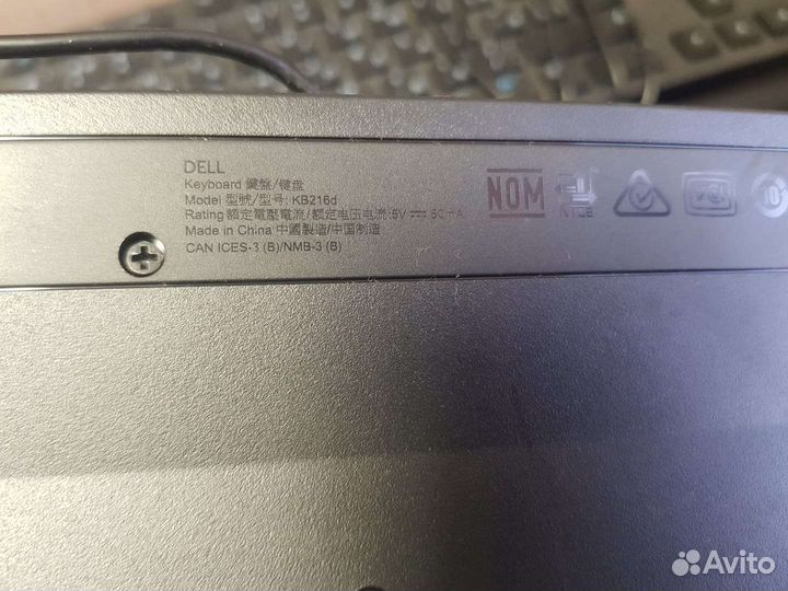 Клавиатура Dell kb216 USB проводная и мышки Dell