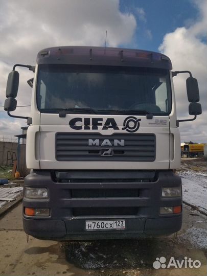 Автобетононасос MAN. Установка cifa K43+1 XRZ