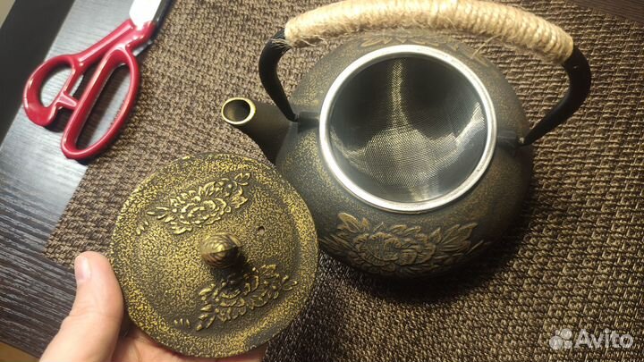 Чайник заварной чугунный 0,8л