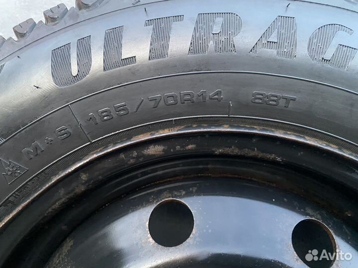 2 зимних колеса р-14 4/100