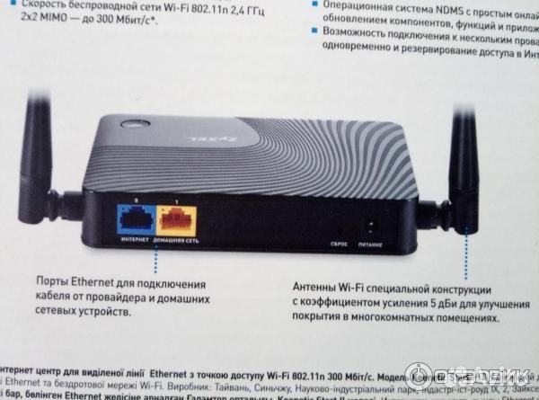 Wi fi роутер zyxel