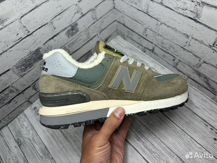 Кроссовки зимние NEW balance stone island 574