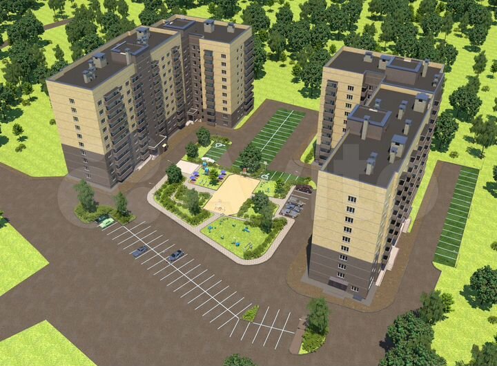 2-к. квартира, 68,2 м², 10/10 эт.