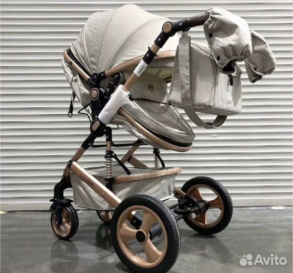 Детская коляска новая 3в1, с сумкой