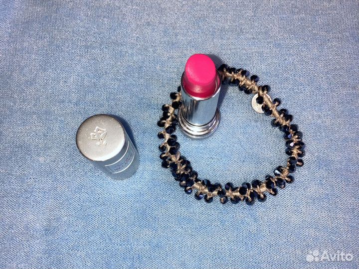 Помада фуксия матовая Lancome