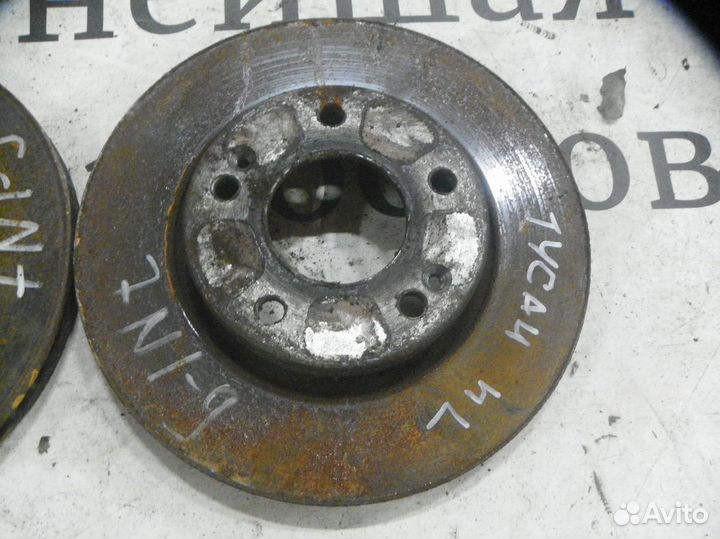 Диск тормозной передний вентилируемый Hyundai Tucs