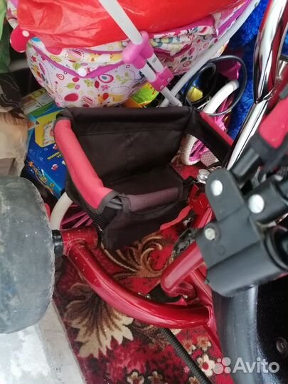 Детский велосипед бу с ручкой