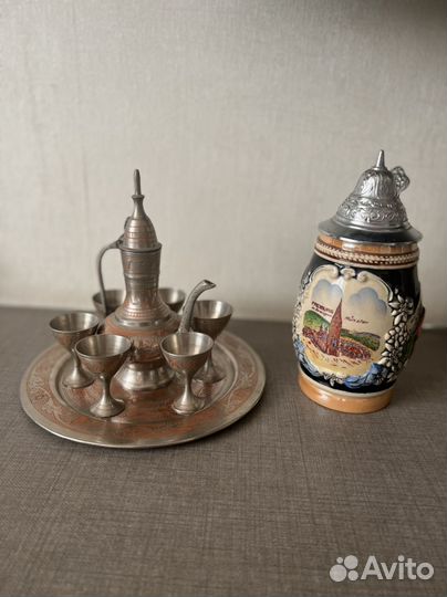 Пивная кружка с крышкой