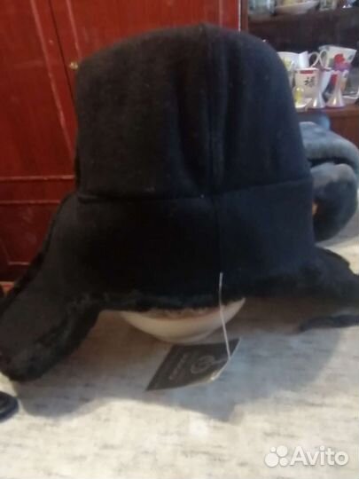 Шапка ушанка мужская новая натуральный мех