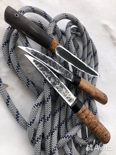 Нож якутский охотничий ручной работы