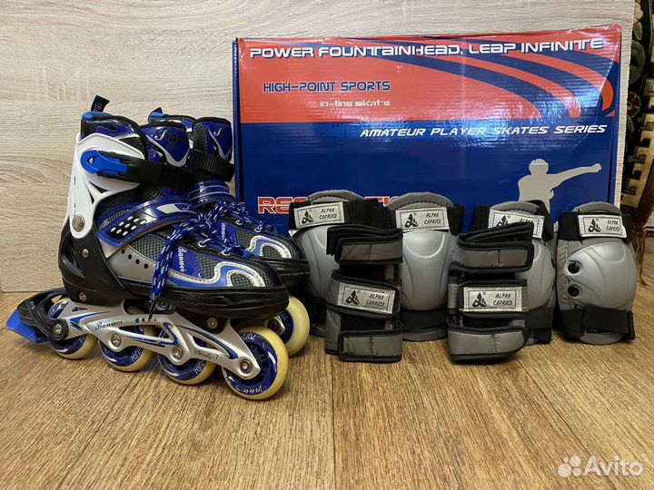 Детские ролики и защита, роликовые коньки