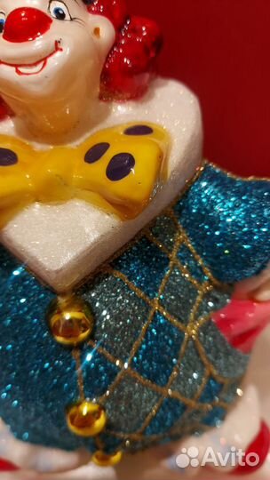 Елочная игрушка клоун Komozja