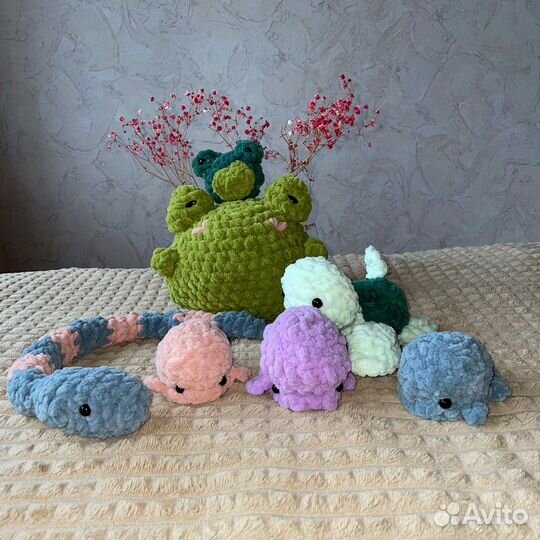 Вязаные игрушки ручной работы