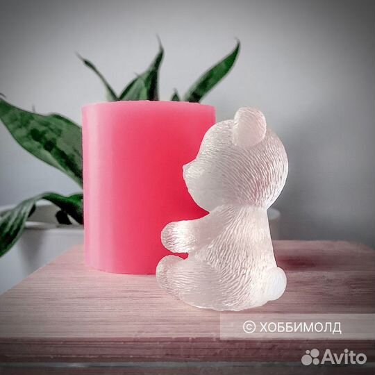 Силиконовый молд Мишка, арт. 14