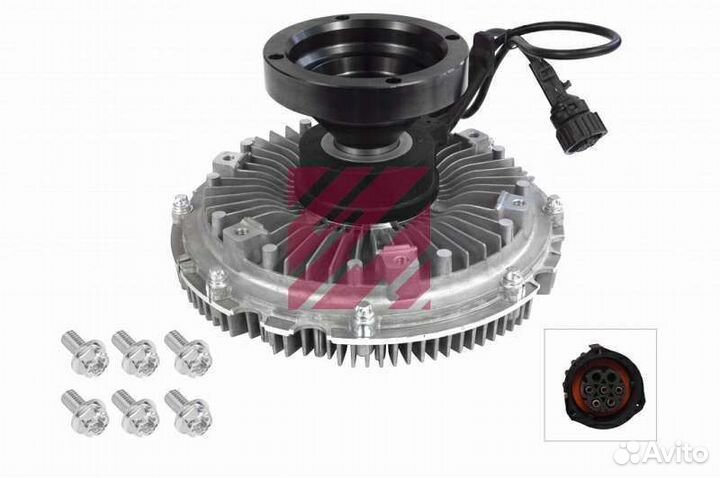 Вискомуфта вентилятора Volvo 750мм