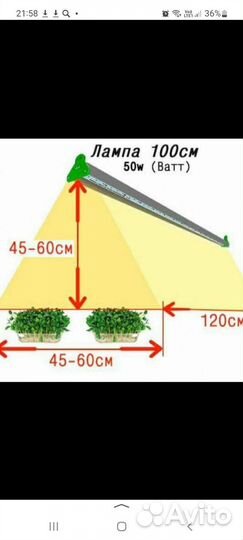 Светодиодная лампа полного спектра