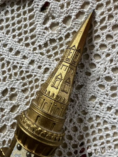 Термометр настольный СССР, Кремль, металл