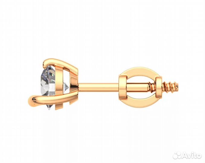 Золотые серьги 585 пробы