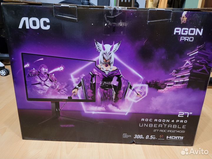 AOC agon PRO AG274QS 300гц 2560x1440 IPS HDR 600