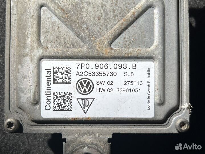 Блок управления топливным насосом touareg nf