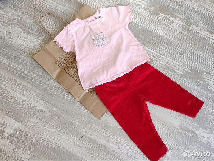 Детские вещи пакетом на девочку 68 74