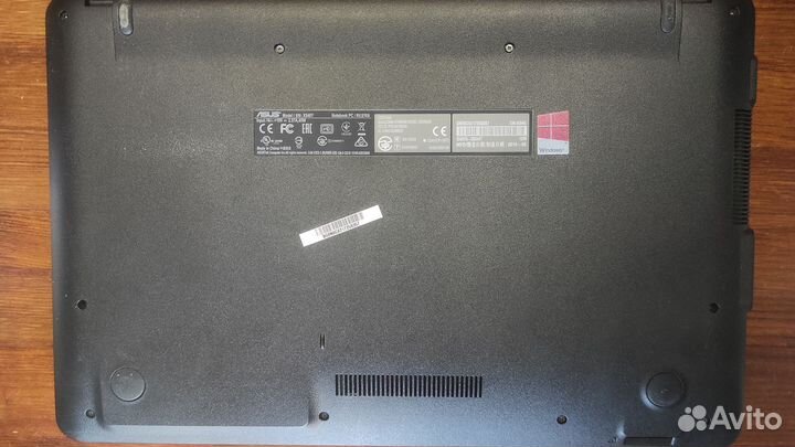 Ноутбук asus X540Y