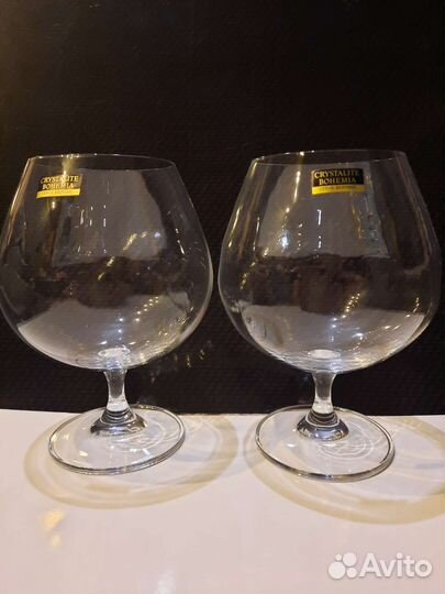 Новые бокалы для коньяка Bohemia Crystalite