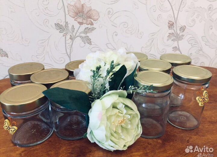 Банки стеклянные 0,2 для свечей йогуртов специй