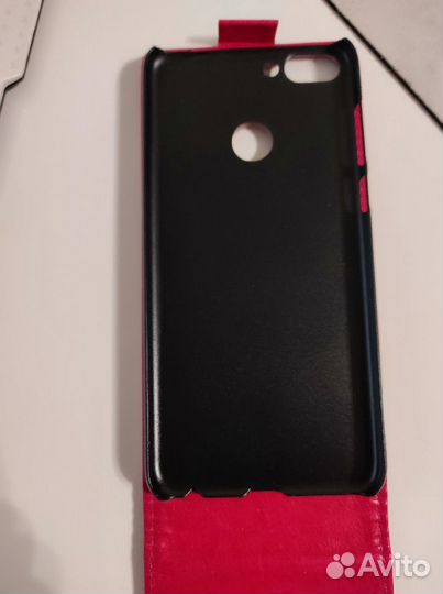 Чехол case для Huawei P smart 2018 ярко розовый