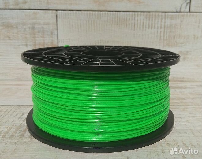 Petg Пластик 3Д нить зеленый полупрозрачный