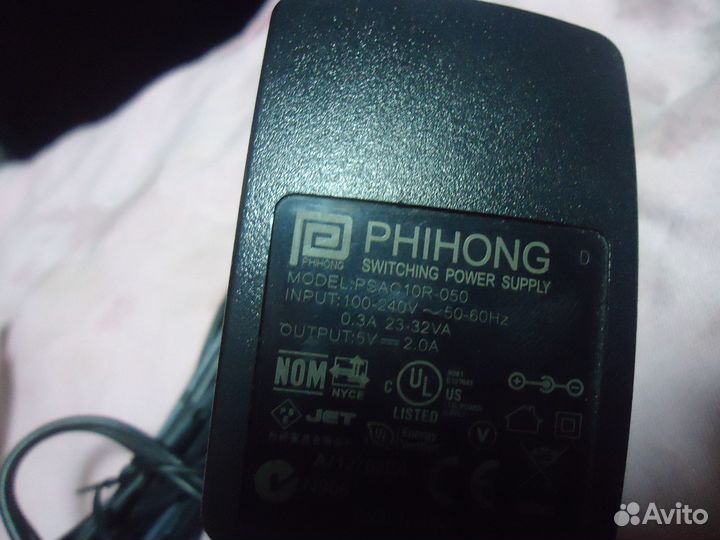 Адаптер питания Phihong psac10R-050 5V 2A