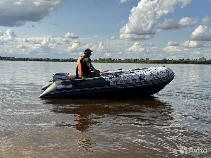 Лодка mishimo BIG floor 360 камо