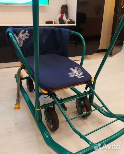 Санки с колесами