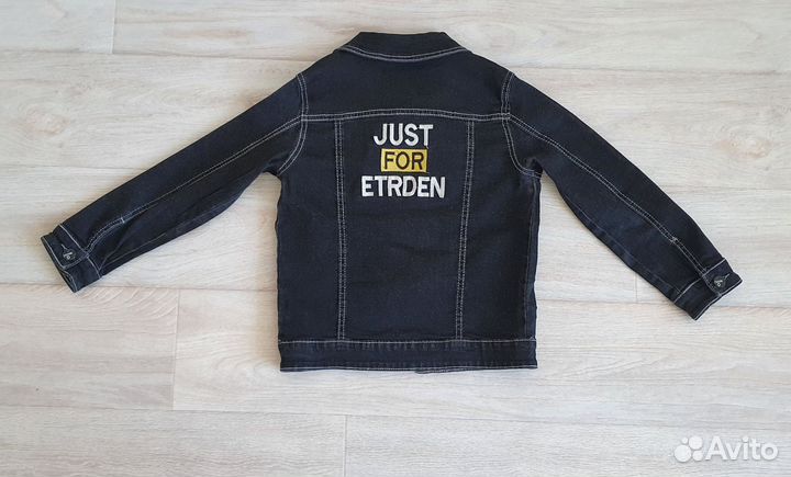 Куртка джинсовая для мальчика, р. 116-122