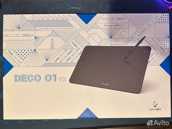 Графический планшет xp pen deco 01 v2