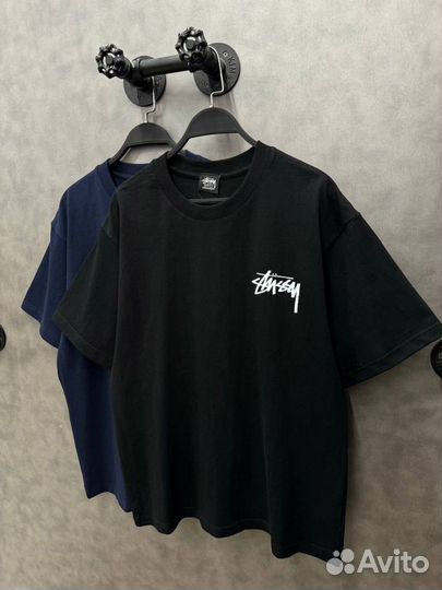 Футболка Stussy (Size L, Черная)