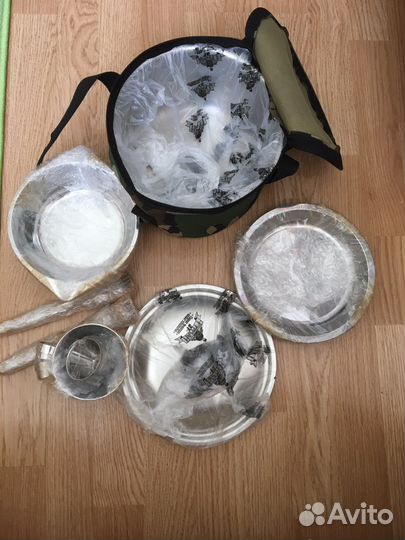 Набор посуды Гурман нерж новая