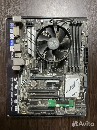 Материнская плата asus prime h270 с процессором