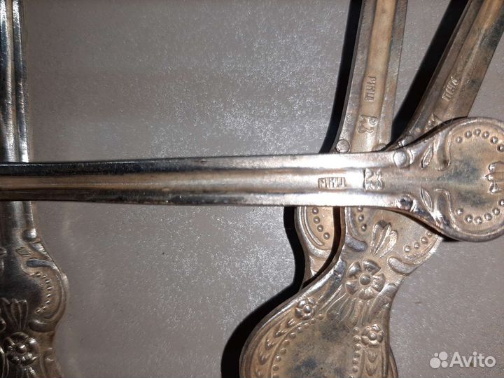 Ложки столовые мельхиор СССР рмз