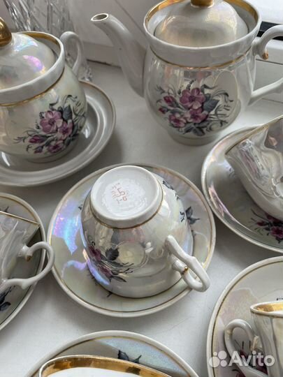 Чайный сервиз СССР, новый 15 предметов