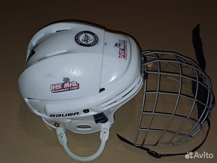 Хоккейный шлем с маской б/у на ребенка 7-10 лет