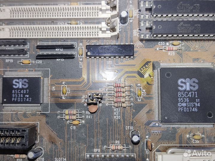Ретро мать 486 под socket 3 + видеокарта